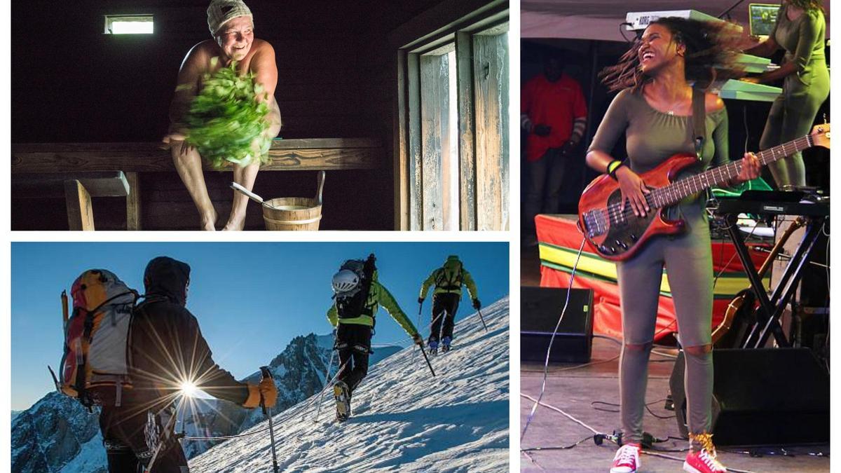 La sauna, el alpinismo y el reggae, Patrimonios de la Humanidad