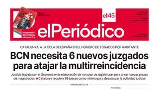 La portada de EL PERIÓDICO del 4 de octubre de 2024