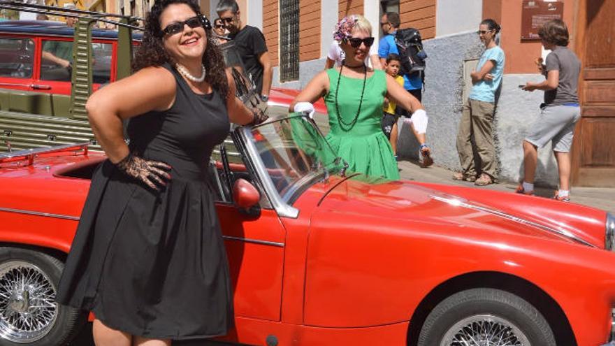 Valsequillo se  pone &#039;retro&#039; con una fiesta vintage sobre ruedas