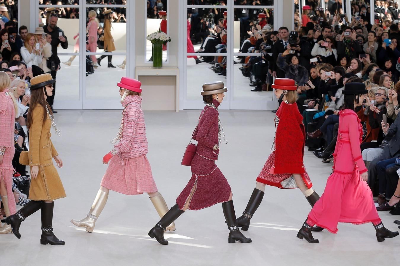 Chanel alta costura al detalle, desfile