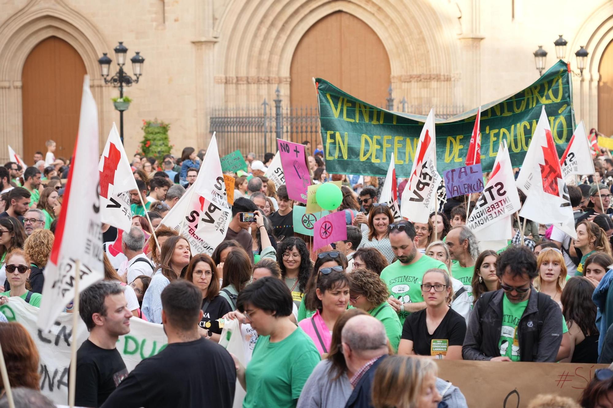 Galería de imágenes: La huelga general educativa concluye con una gran manifestación en Castellón