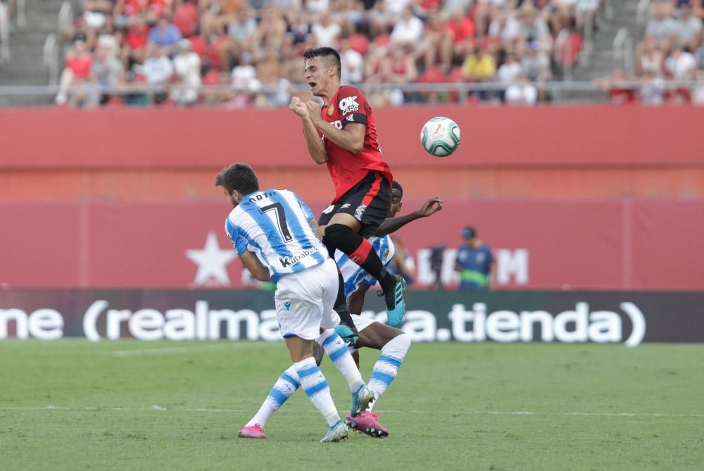 Mallorca-Real Sociedad: Los bermellones encajan su primera decepción