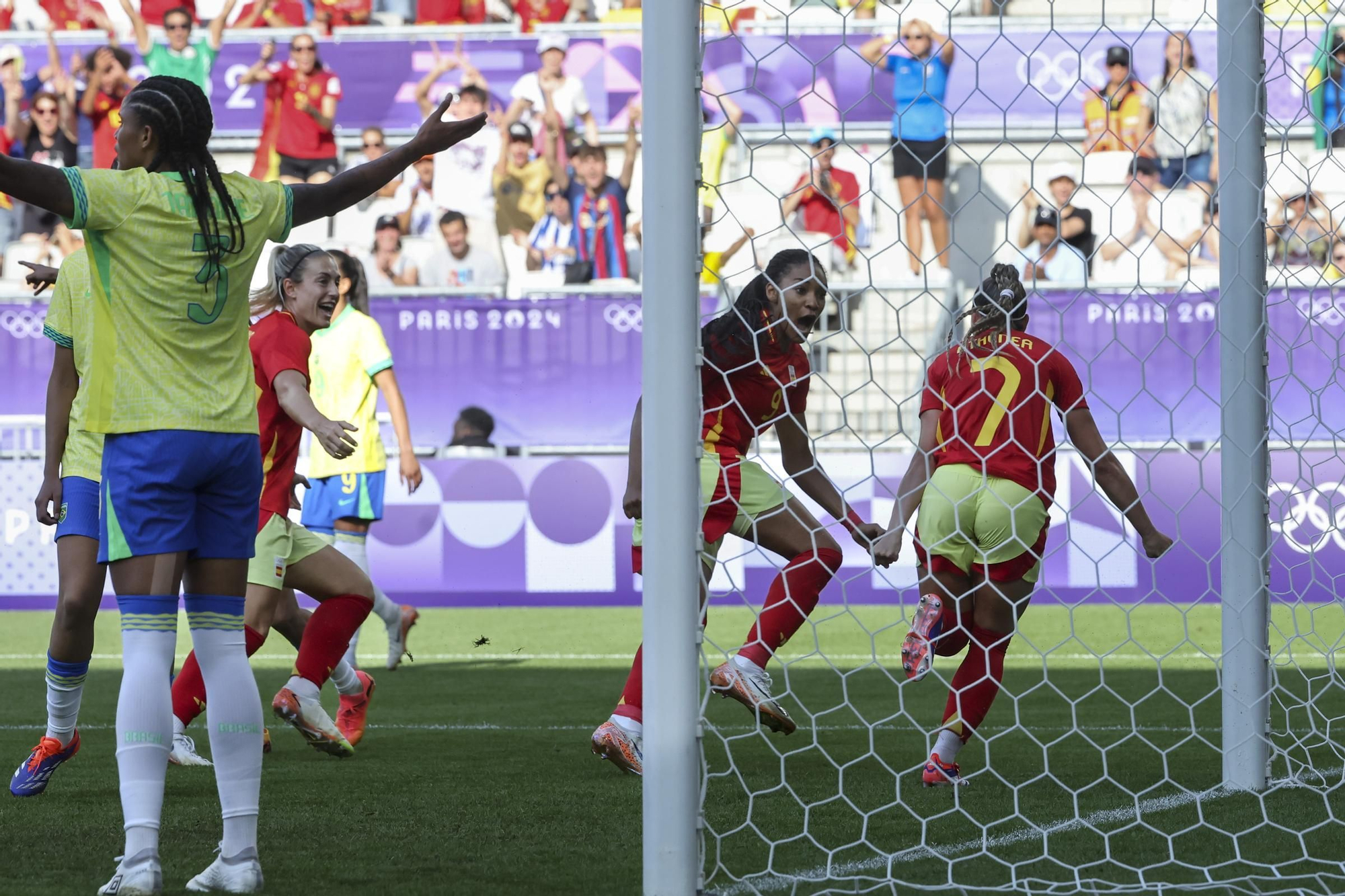 Fútbol Femenino. Brasil - España