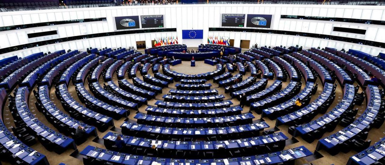 Sesión plenaria en el Parlamento Europeo en Estrasburgo.