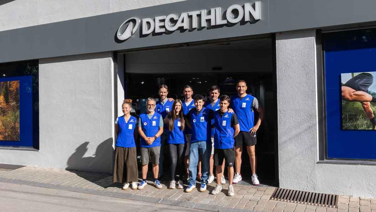 El equipo de la nueva tienda de Decathlon en Puigcerdà.