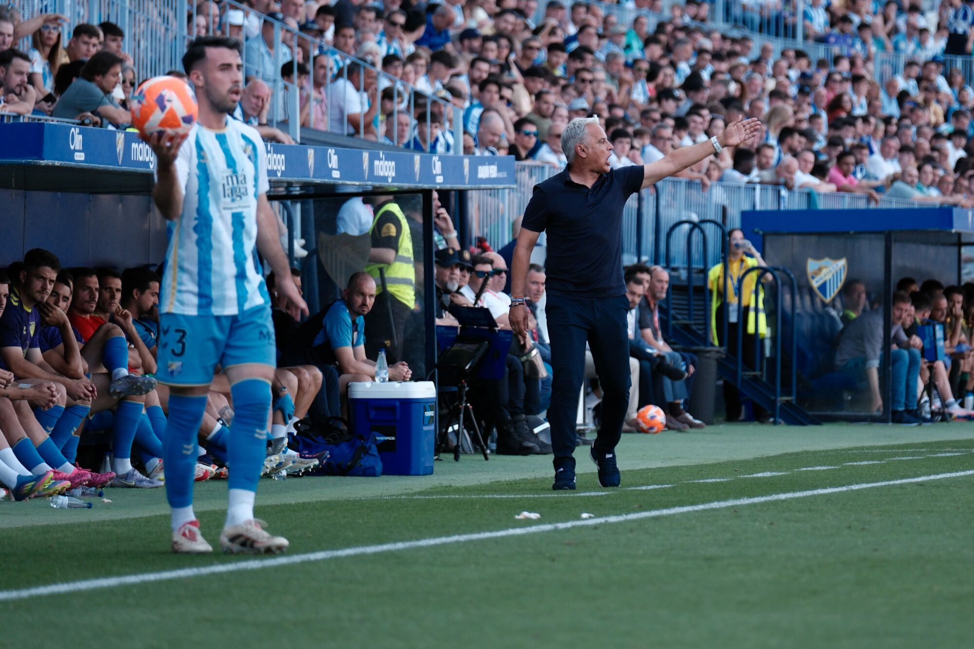 Málaga CF - Burgos CF. Jornada 42, Liga Hypermotion