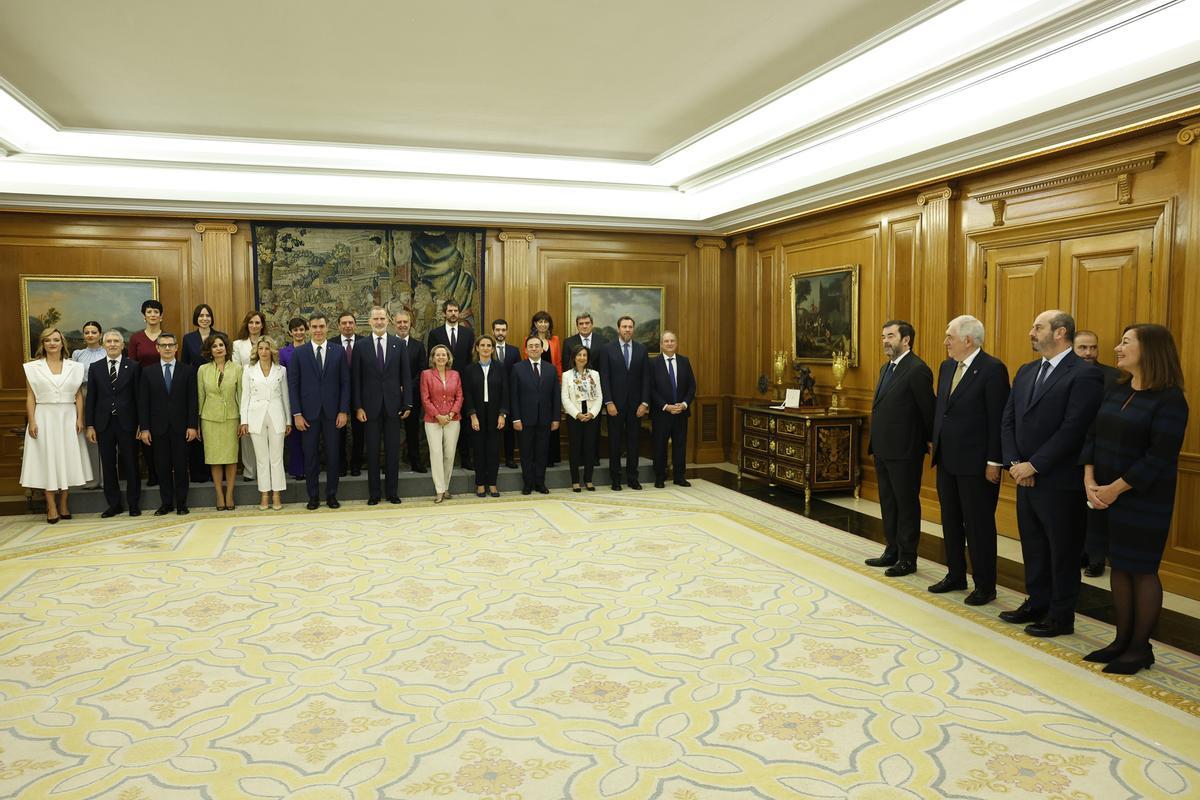 Los ministros del nuevo Gobierno de Sánchez.
