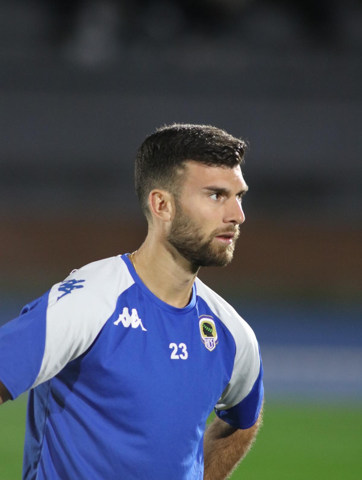 Josep Calavera, en una imagen previa al encuentro Europa-Hércules.