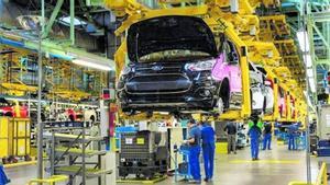 Fabricación de vehículos en Ford Almussafes.