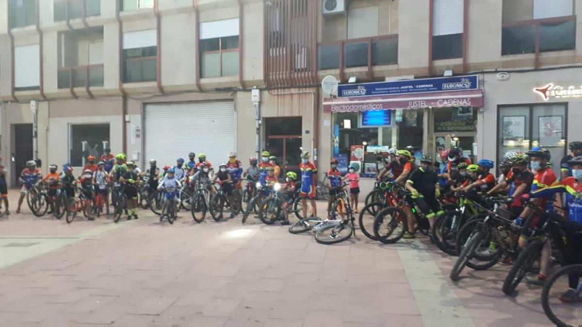 Imagen de una marcha ciclista anterior en la provincia.