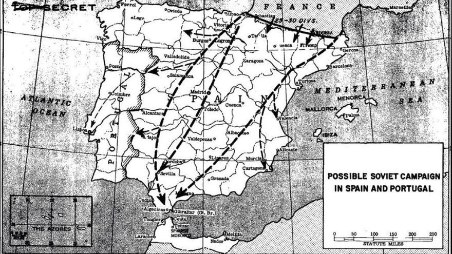 Una hipotètica invasió soviètica amb150.000 soldats per Girona