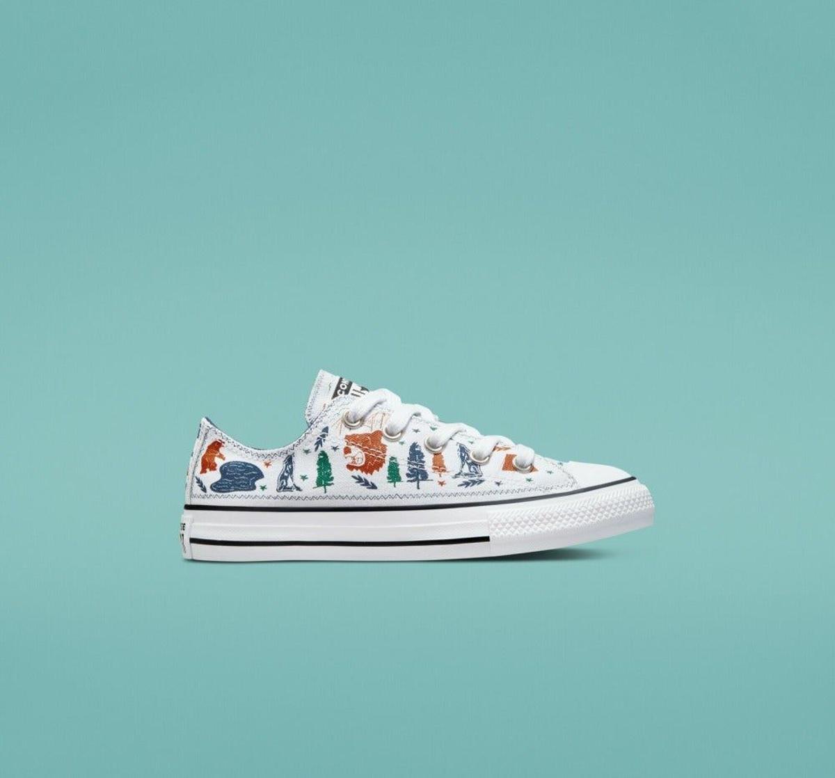 Zapatillas Converse con estampado de la naturaleza