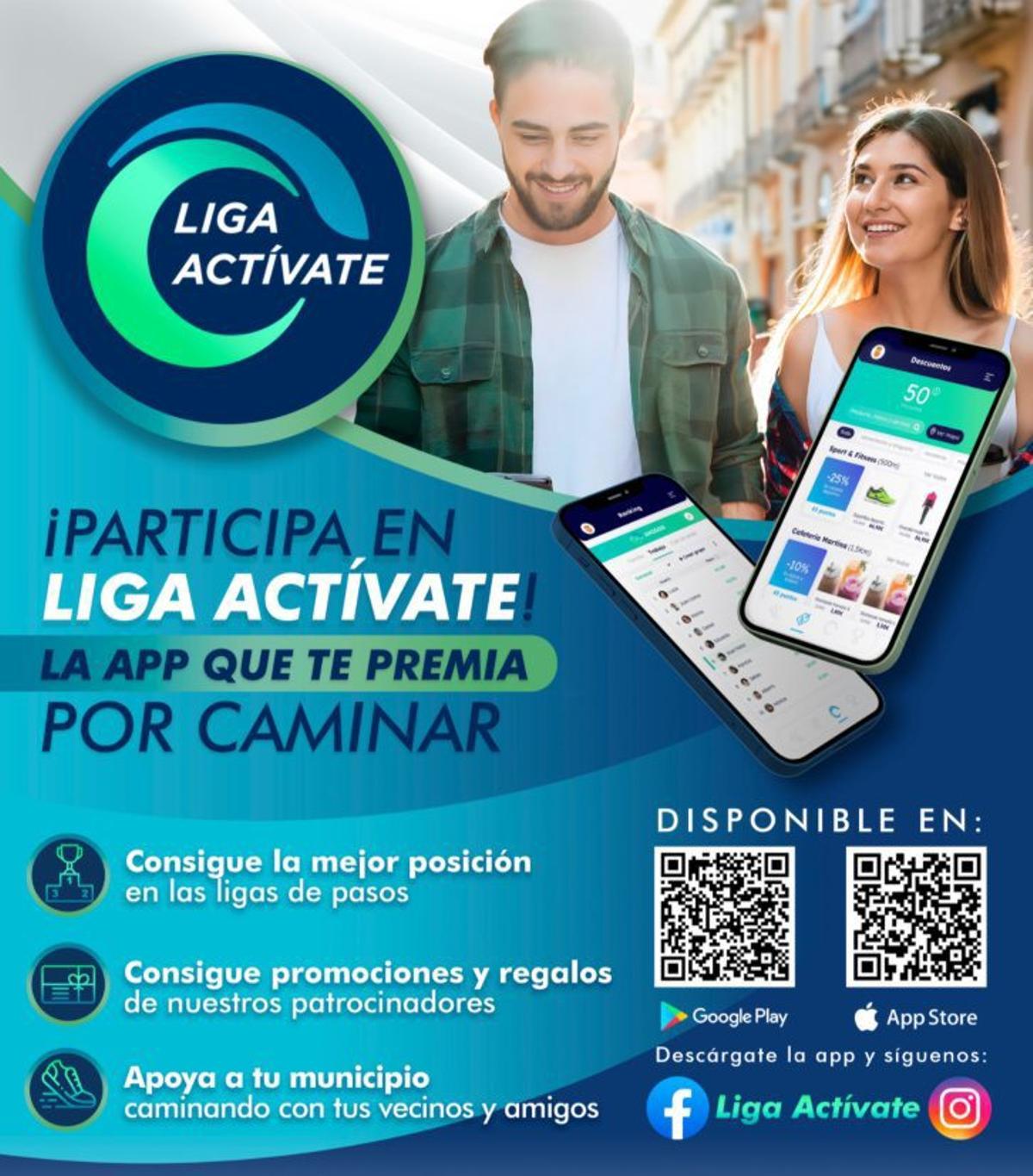 La ‘app’ permite conocer los pueblos que más caminan.