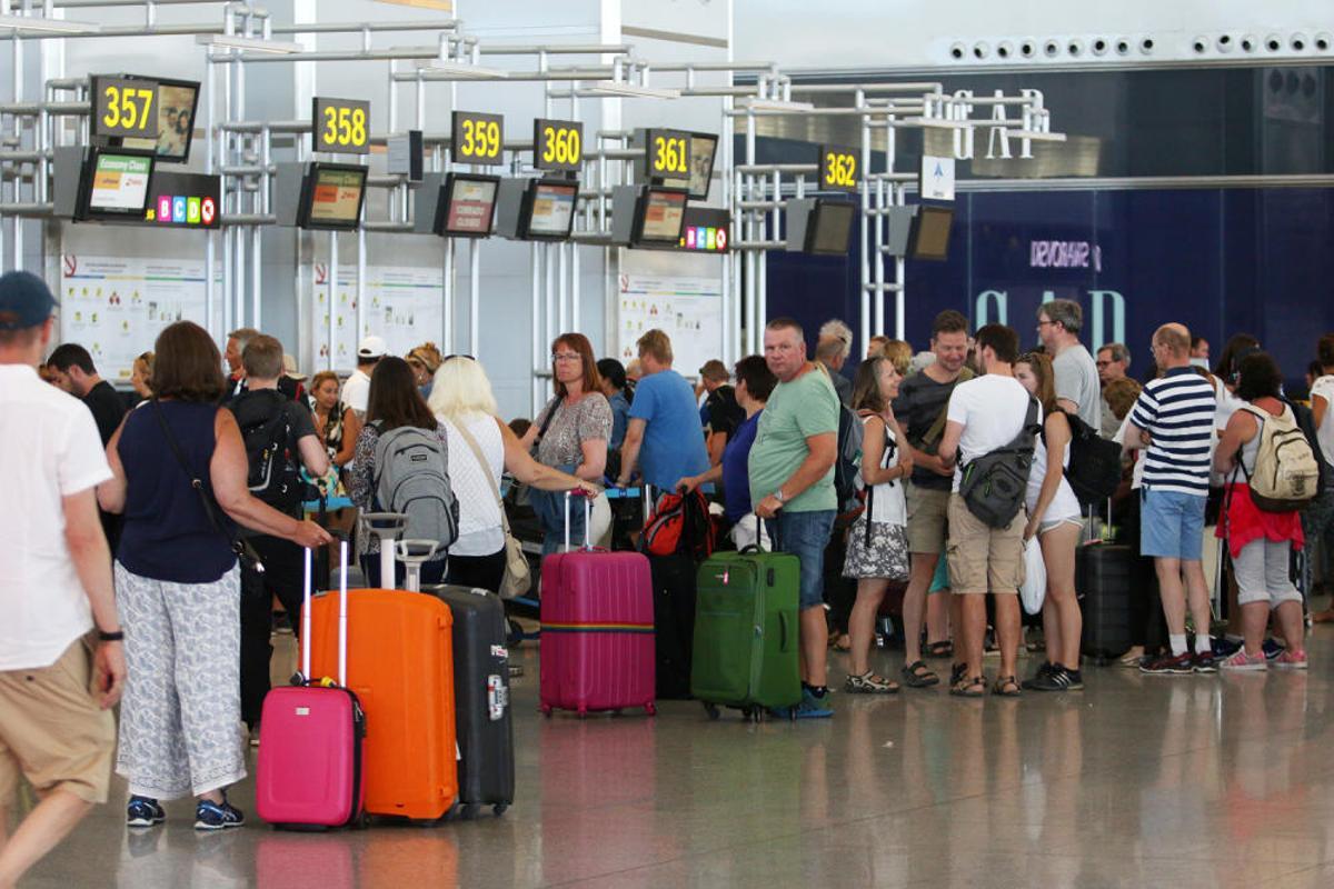 Operación salida en el aeropuerto de Málaga