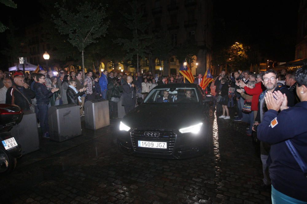 Puigdemont omple la plaça de la Independència de Girona