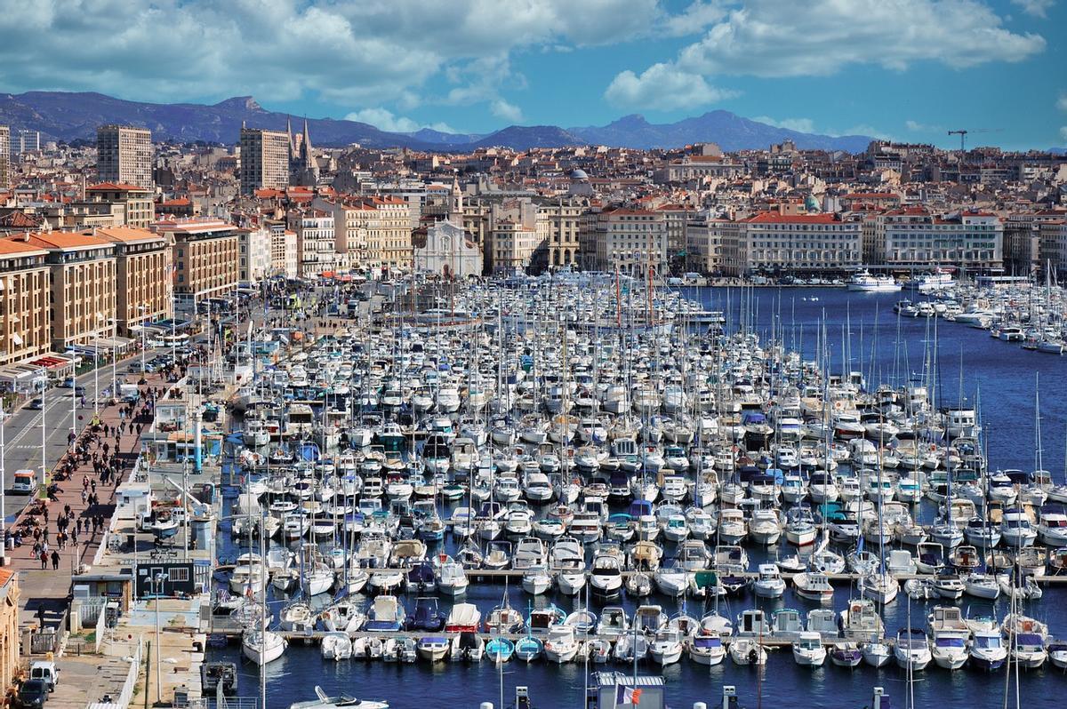Imagen del puerto de Marsella.