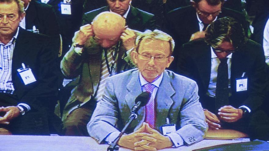 Francisco Briones, durante su declaración.