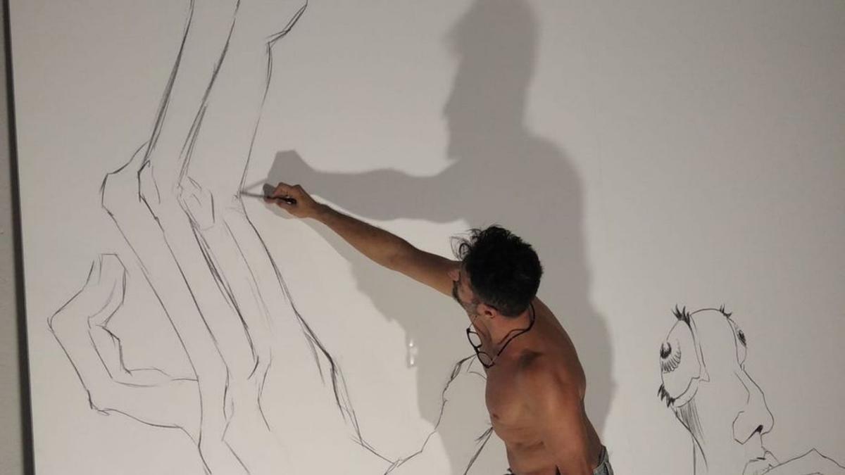Tachi, el artista alteano que reinterpreta el Guernica
