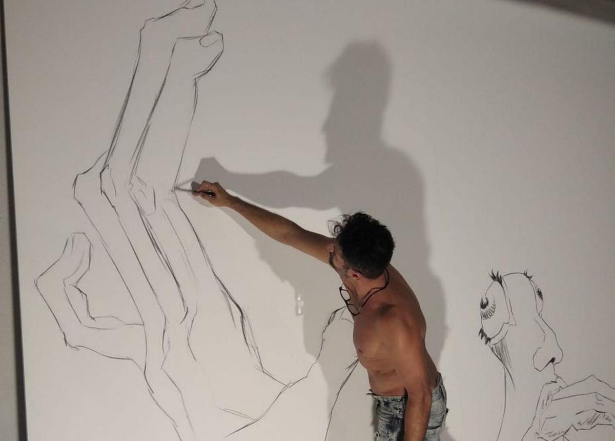 Tachi, el artista alteano que reinterpreta el Guernica