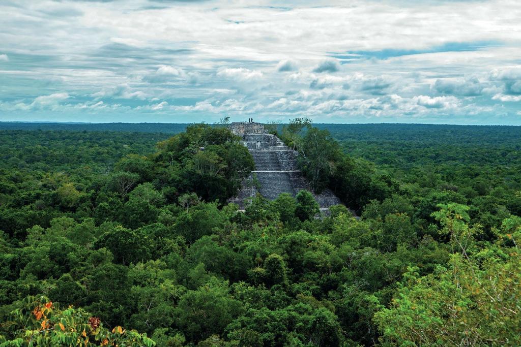 México. Las ruinas perdidas de Calakmul, de origen maya, le causaron gran impresión. Se encuentran en la región de Campeche y se extienden por un área de 70 kilómetros cuadrados