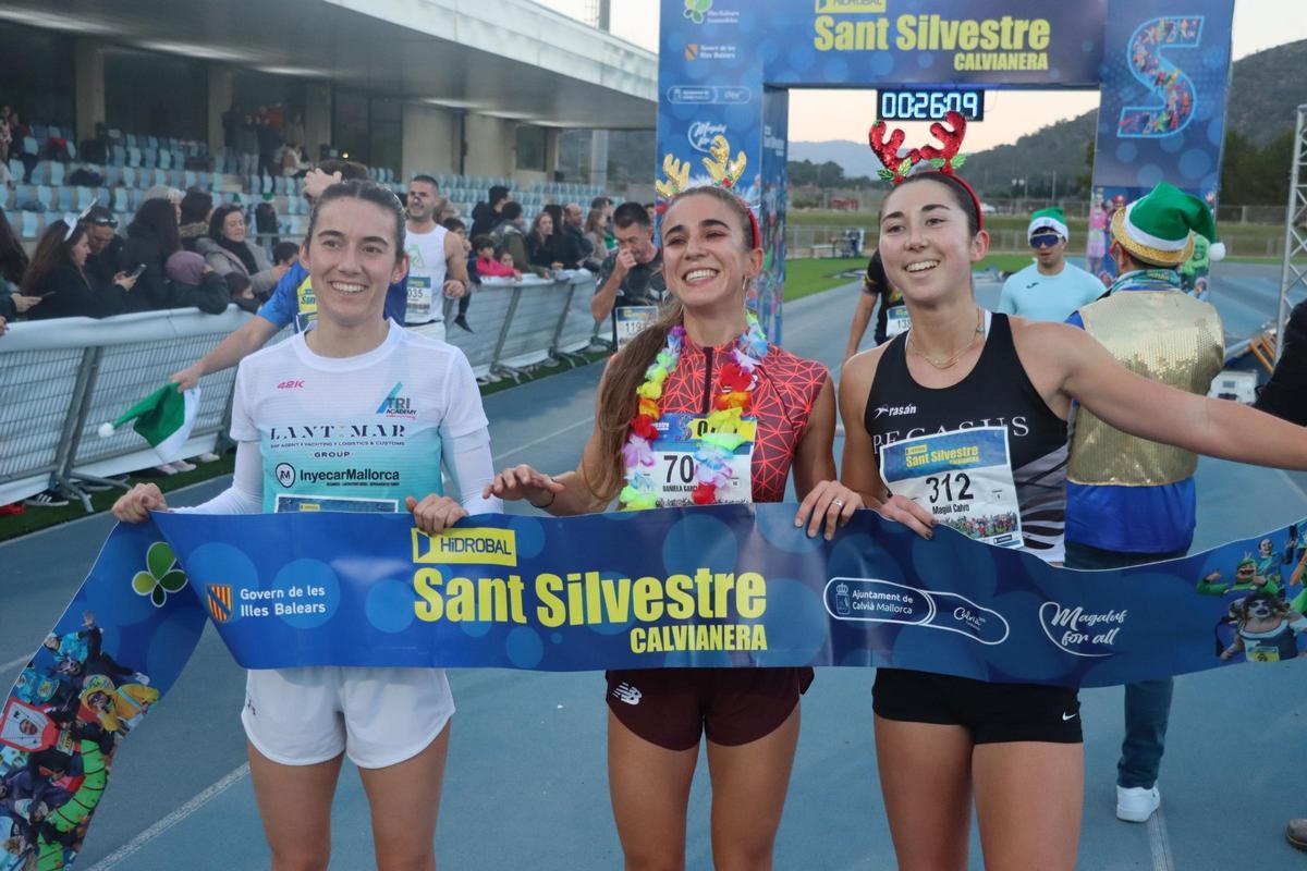 Las tres primeras clasificadas