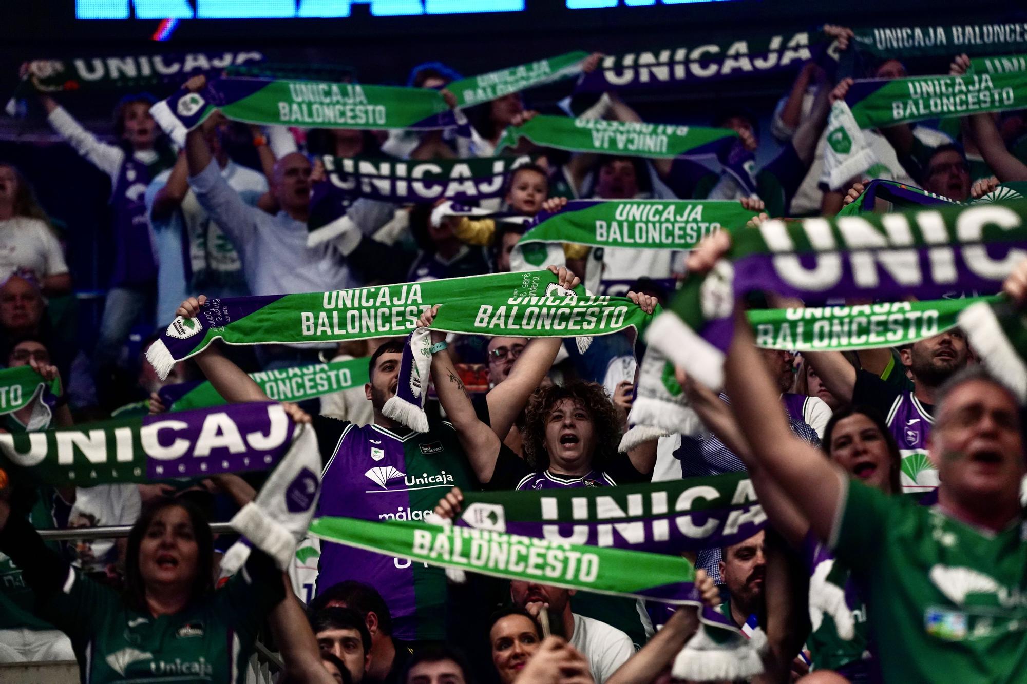 Una imagen del Unicaja - Real Madrid en el Carpena de la jornada 25 de la Liga Endesa.