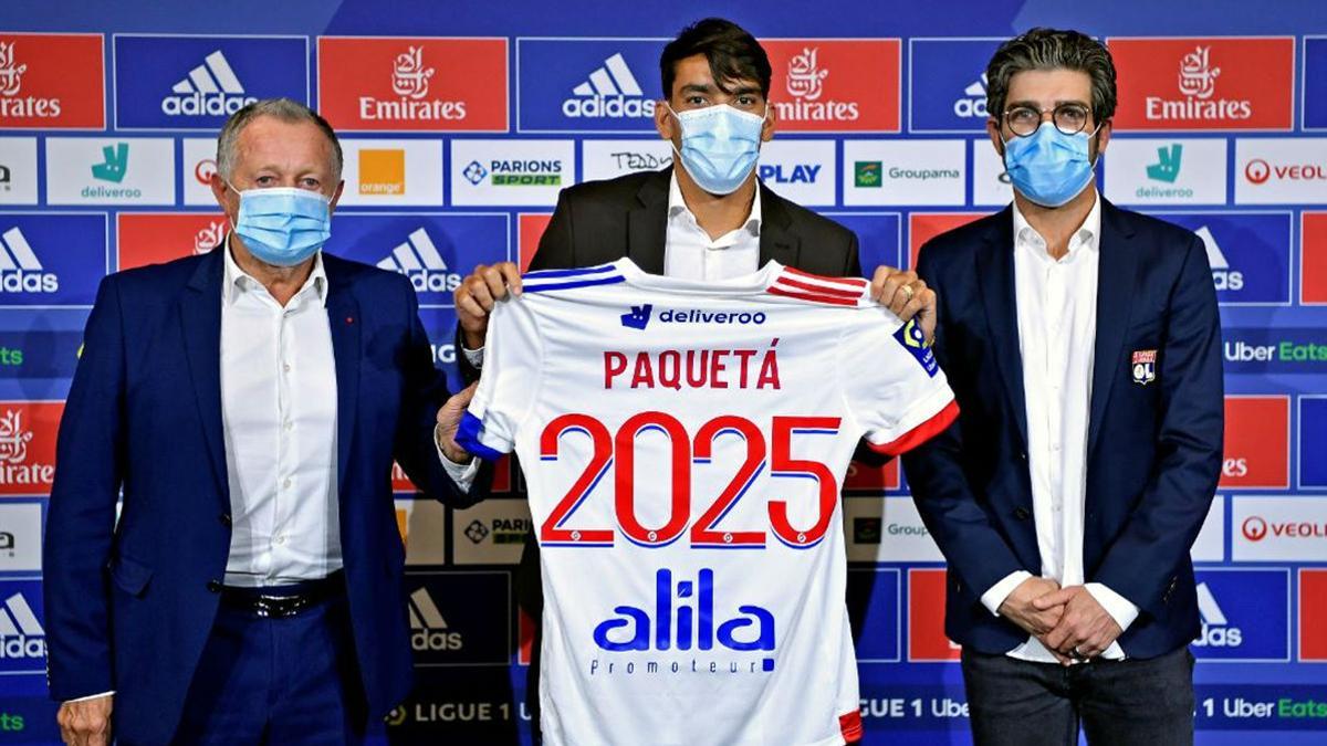 Paquetá, presentado como jugador del Lyon