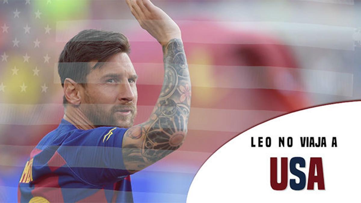 Messi se lesiona y se pierde la gira americana del equipo