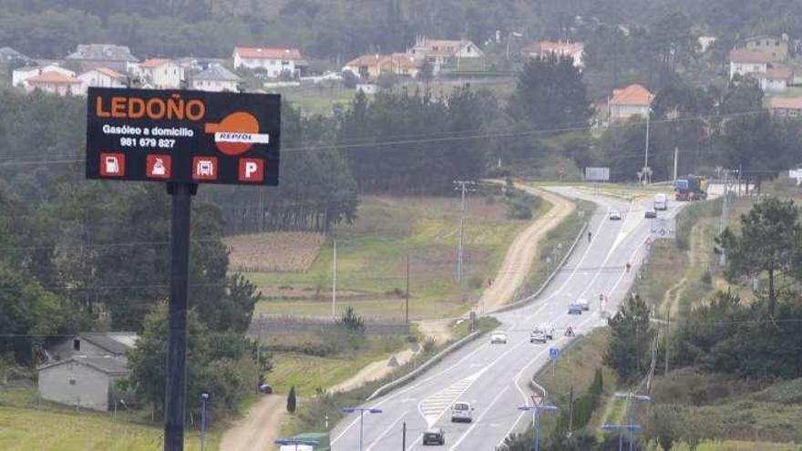 Zona en la que está prevista la construcción de la nueva gasolinera de Ledoño.