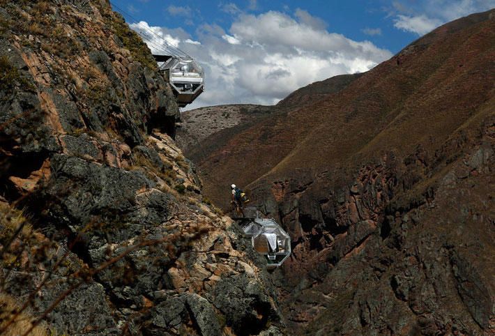 Skylodge, primer hotel colgante del mundo