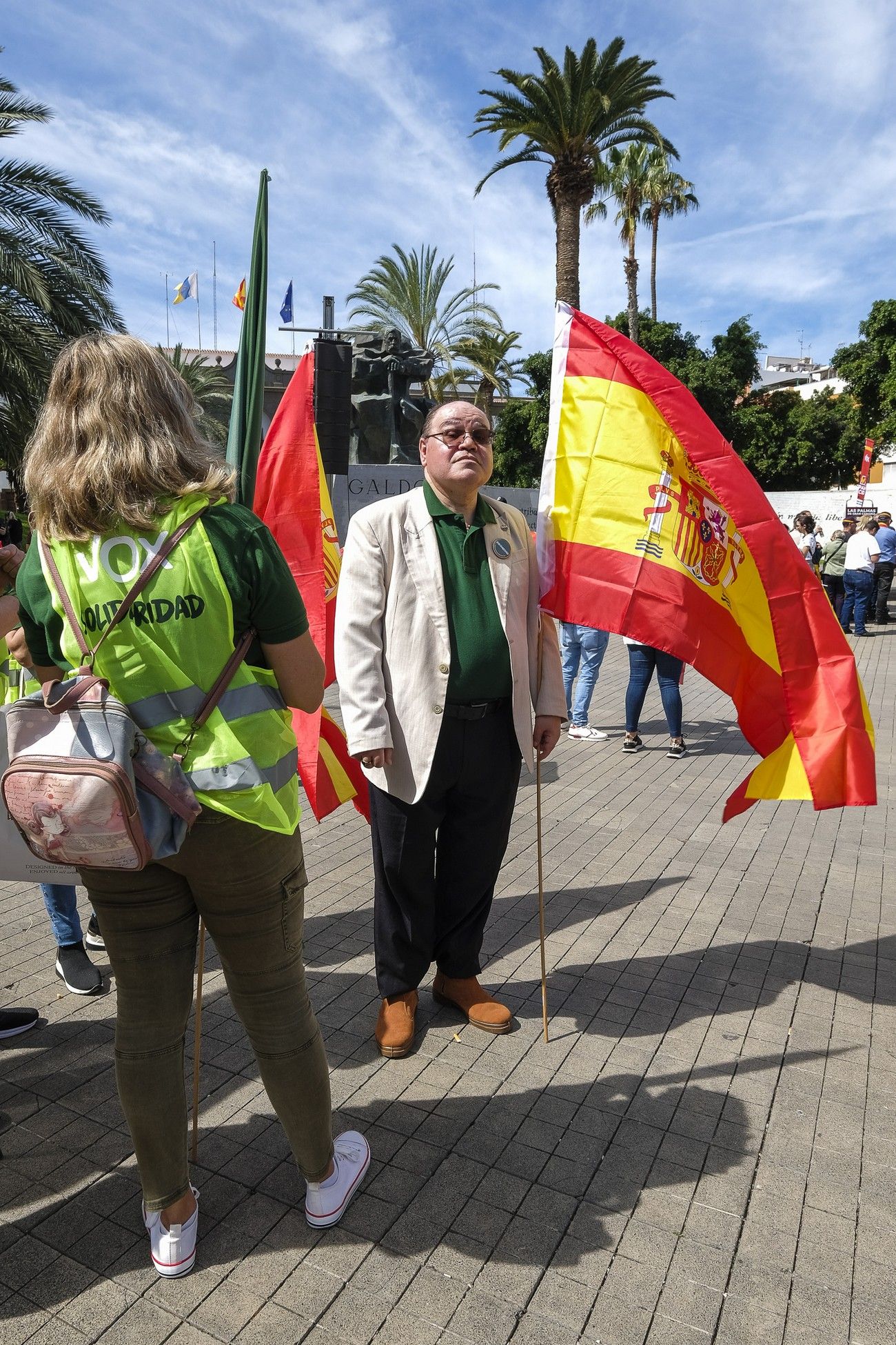 Mitin del presidente de VOX, Santiago Abascal, en Las Palmas de Gran Canaria