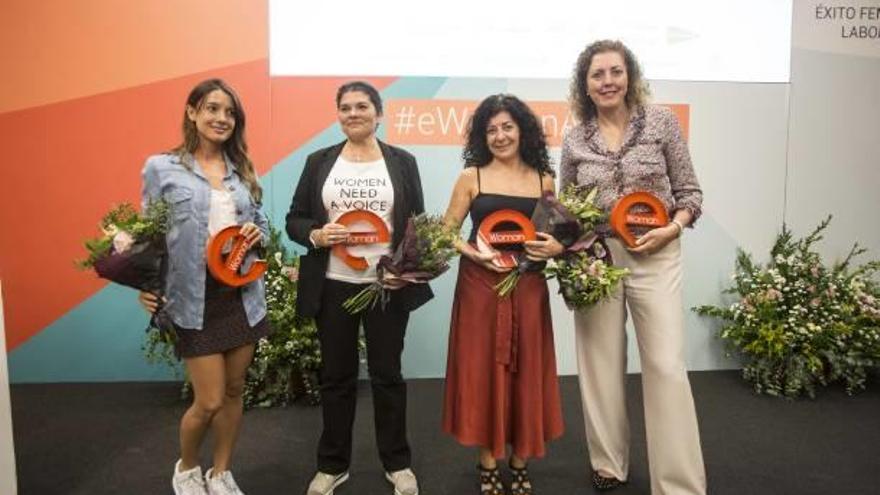 Las ganadoras de los Premios eWoman 2018.