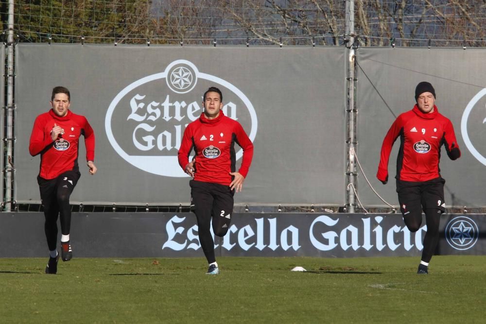 Entrenamiento en A Madroa. // R. Grobas