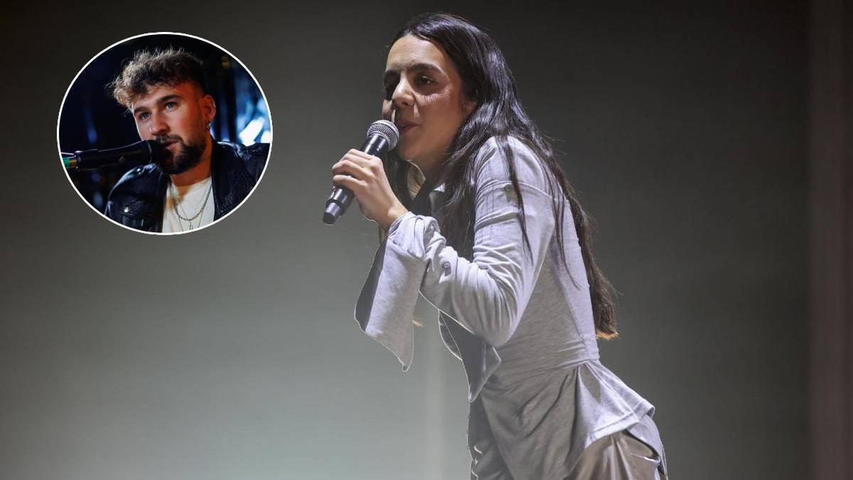 Valeria Castro y Dani Fernández sorprenden al público del Gran Canaria Arena con una actuación inesperada