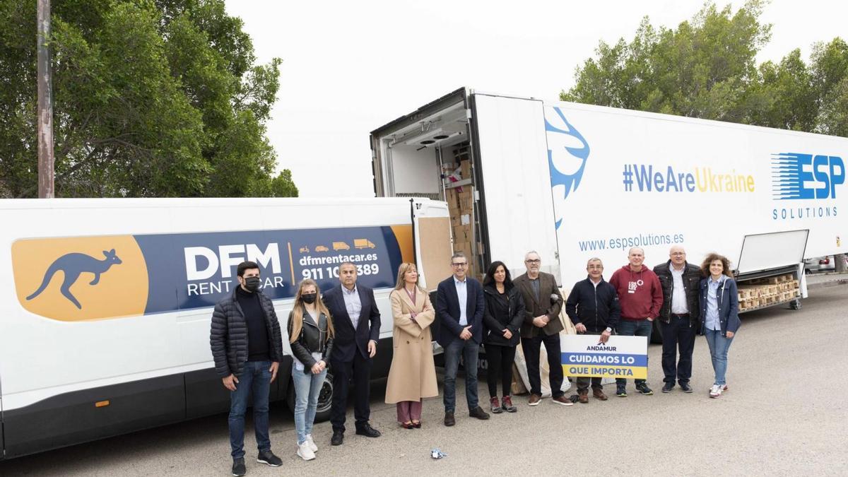 Parte de la UMU el segundo camión solidario con material humanitario para Ucrania con destino a la frontera húngara