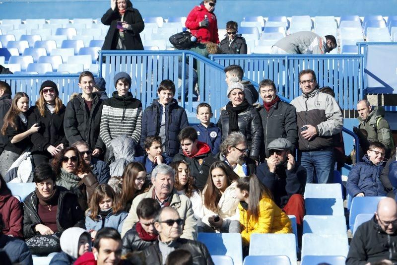 Partido de entrenamiento del Real Zaragoza en La Romareda