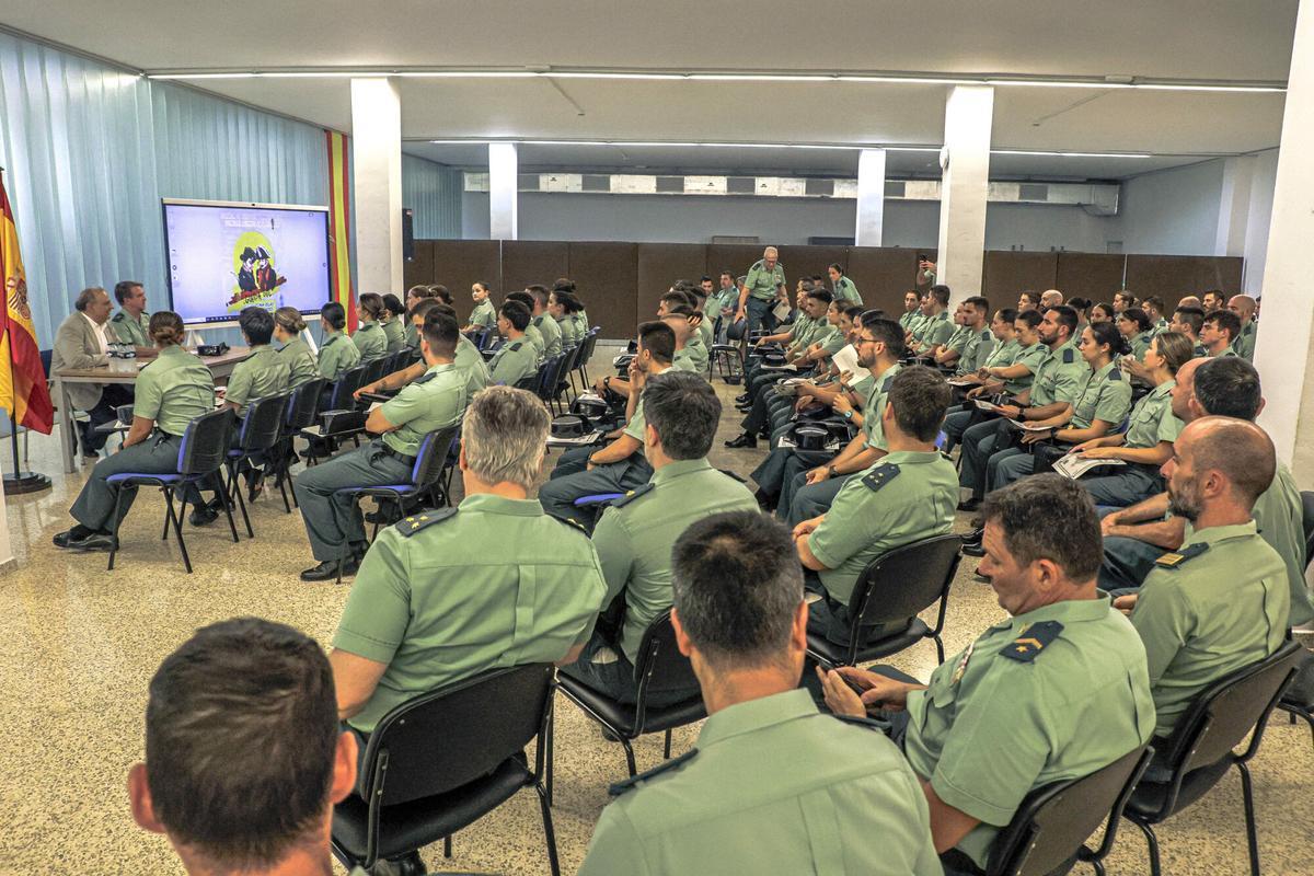 Presentación de los nuevos guardias civiles de Baleares.