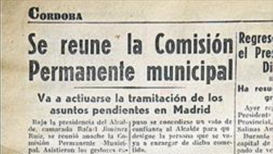 Hace 75 años Viernes, 23 de diciembre de 1941 23 asuntos aprobados en la reunión de la Comisión Permanente