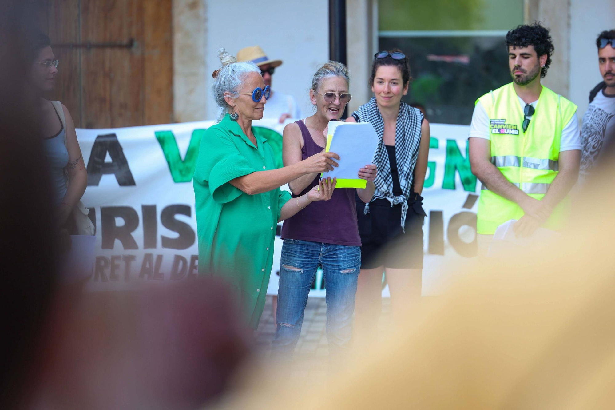 Manifestación contra la masificación turística en Ibiza