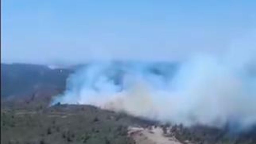 Declarado otro incendio en Huelva: hasta once medios aéreos luchan contra el fuego en Aroche
