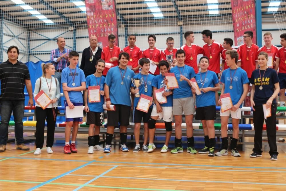 Final de Deporte Escolar Cadete en San Javier