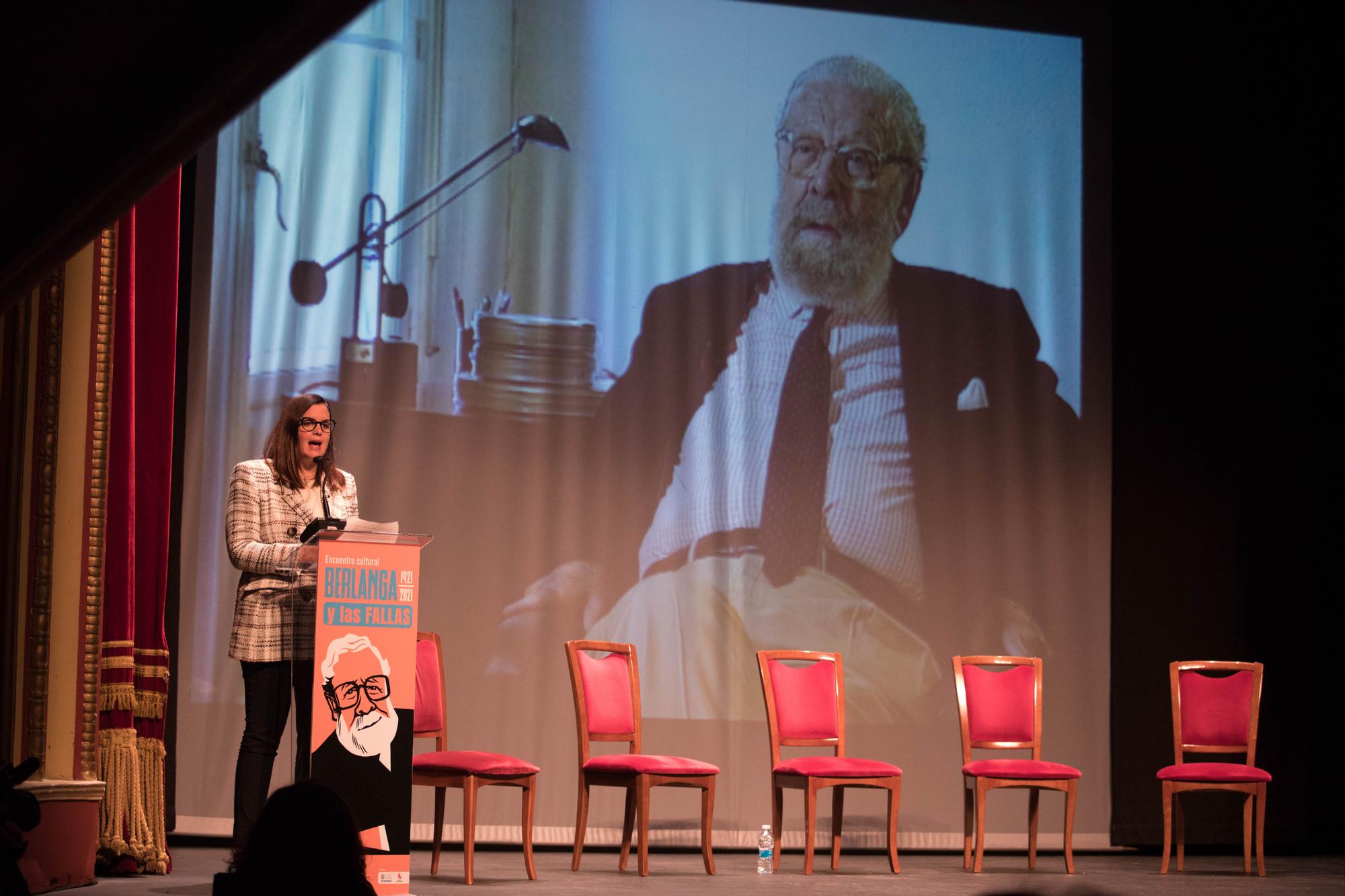 Encuentro cultural sobre Berlanga y las Fallas, organizado por Levante-EMV en el Teatro Talía.