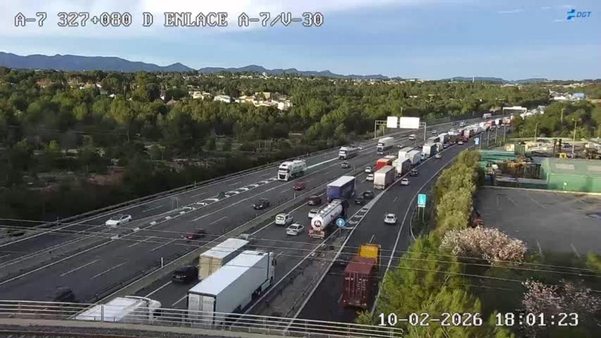 Atasco en el bypass