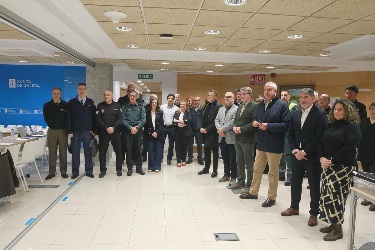 Integrantes de la reunión del Comité Provincial de Coordinación de la Lucha contra los Incendios.