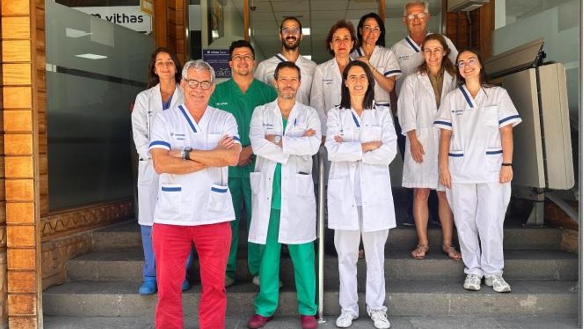 Parte del amplio equipo de Ginecología y Obstetricia del Hospital Universitario Vithas Las Palmas y Clínica Vithas Baren.