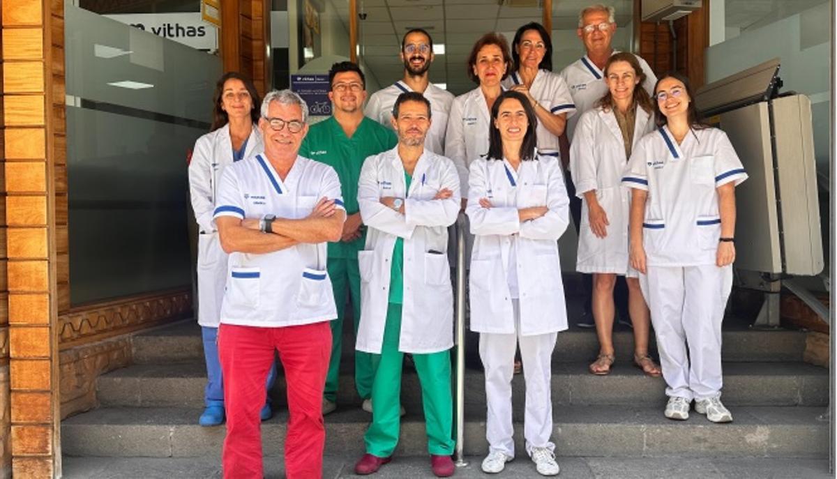 Parte del amplio equipo de Ginecología y Obstetricia del Hospital Universitario Vithas Las Palmas y Clínica Vithas Baren.
