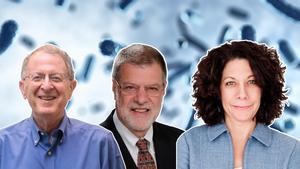Los premiados con el Princesa de Investigación Científica y Técnica, por la izquierda, Jeffrey I. Gordon, Peter Greenberg y Bonnie L. Bassler.