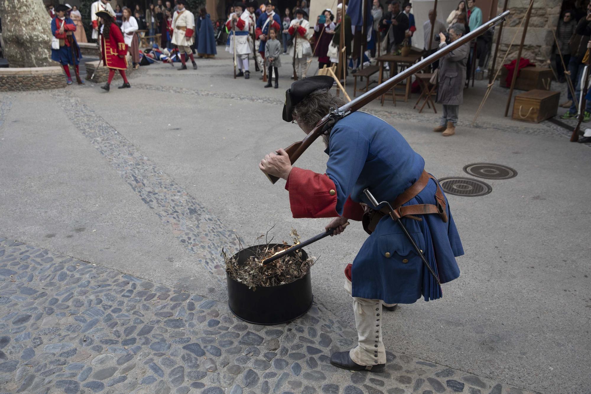 Arbúcies recrea el tradicional Combat de fa més de 300 anys
