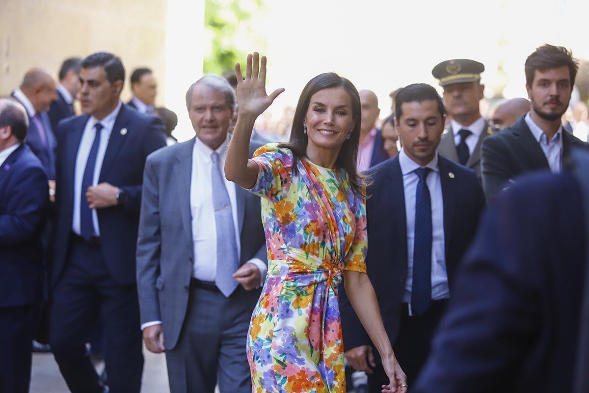 La reina Letizia, en su visita a Córdoba.