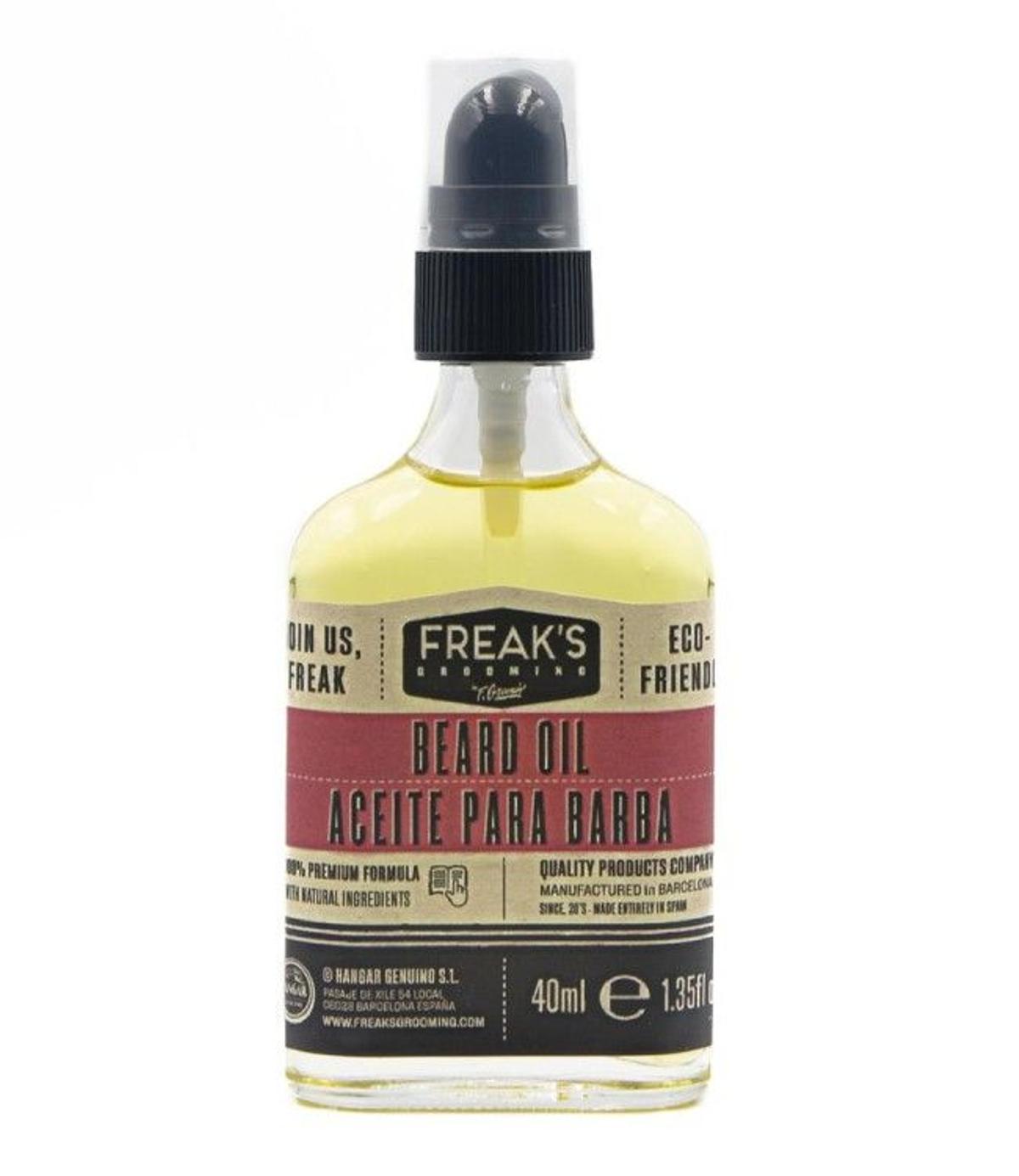 Aceite para barba, de Freak's